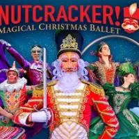 seven ballet dancers with a Nutcracker front and center "Nutcracker, Magical Christmas Ballet"