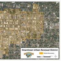 Downtown Urban Renewal District Map