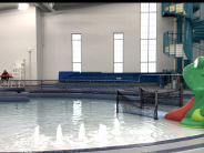 Completed recreation pool