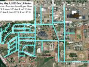 Wednesday, May 7, 2025 Day 19- All Streets and Aves from Upper River Rd to 9 St S from 10 Ave S to 21 Ave S