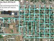 Thursday, May 8, 2025 Day 20- All Streets and Aves from 9 St S to 20 St S from 10 Ave S to 17 Ave S