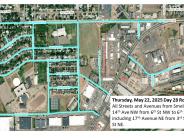 May 22, 2025 Day 28 Route-All Streets and Avenues from Smelter Ave to 14th Ave NW from 6th St NW to 6th St NE including 17th Ave