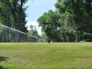 Before Photo - Manual sprinkler system in Roosevelt Park 