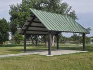 Picnic Shelter located at the South end of West Bank Park