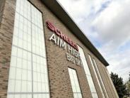 The front of the Scheels Aim High Big Sky building