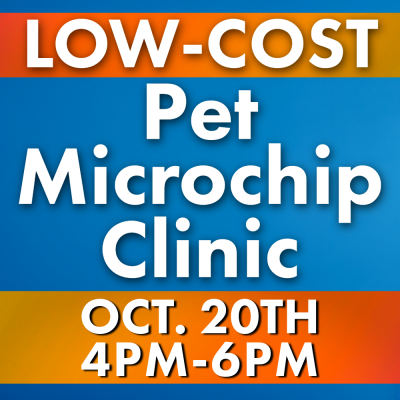 Low-Cost Pet Microchip Clinic at Fire Station 1