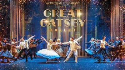 The Great Gatsby with dancers on a stage in ballet costumes