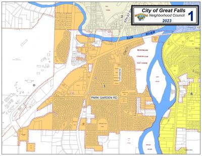 2023 Neighborhood Council #1 Map