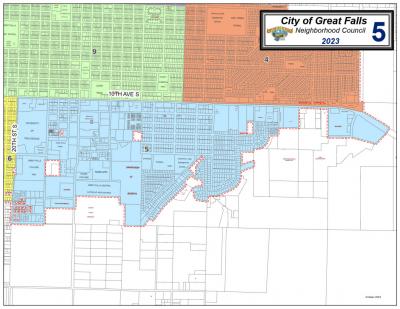 Neighborhood Council #5 Map