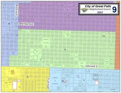 Neighborhood Council #9 Map