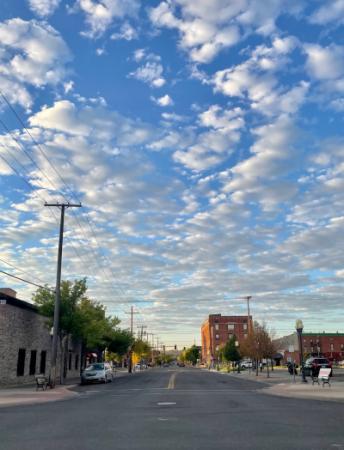 Sunrise in downtown Great Falls