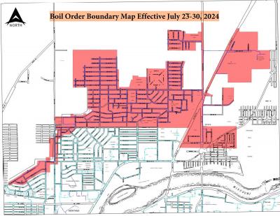 Boil Advisory Boundary Map 7 23 2024