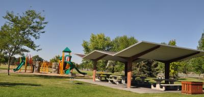 Elk's Riverside Park Shelter and Play Structure
