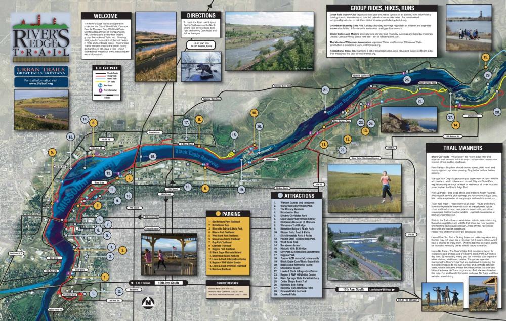 River's Edge Trail City of Great Falls Montana